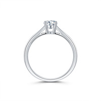 Bague de fiançailles OUGEPHELI pour enfants en moissanite S925, 1 carat, sertie pavé, bijoux classiques
