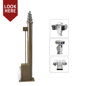 15m 20m 30m aluminum telescopic mast for <strong>PTZcamera</strong> - Product Image 2