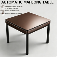 Table de Mahjong Automatique Durable à Vendre : Pieds en Acier Inoxydable, Faible Bruit, Anti-Blocage, Mélangeur Électrique pour Maison, Fêtes et Clubs