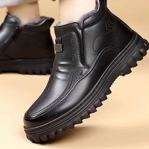 Nouveautés Hiver 2026 : Bottes Chaudes en Laine pour Hommes, Chaussures de Travail Antidérapantes, Chaussures de Randonnée Résistantes à l'Usure, Bottes d'Hiver Montantes - Product Image 2
