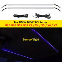 Lumière de toit LED 11 couleurs pour BMW Série 3/5 G20 G30 G01 G05 X3 X4 X5 X6 X7, éclairage d'ambiance panoramique pour toit de voiture, rénovation