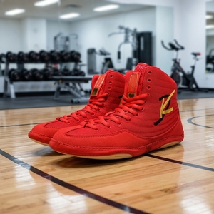 <span class=keywords><strong>Scarpe</strong></span> da Boxe WECOO in Vera Pelle per Uomo, Leggere e Potenti, per Sollevamento Pesi, Bodybuilding e Allenamento di Lotta, Adatte per Estate e Inverno - Product Image 4
