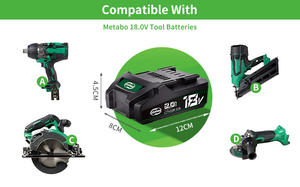 18vバッテリーに対応広東省2ahバッテリーコードレス充電式電動工具バッテリー - Product Image 6