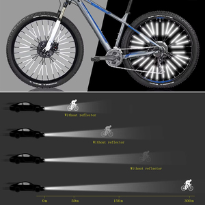 Lot de 12 éclisses de roue étanches à 360°, visibilité optimale, montage facile, couleurs et logo personnalisables - Product Image 2