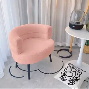 Couture Jardin Oasis Single Sofa Arm Chair Modern Coffee Shop Home Accent Single Sofa Chair White
