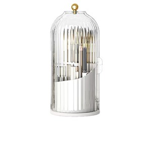 Cross-border birdcage rotating <b>makeup</b> <b>box</b> dressing table desktop supplies transparent pen holder lipstick eyebrow pencil <b>makeup</b> - Product Image 3