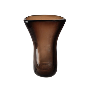 แจกันแก้วทรงแตรสีน้ำตาลขนาดใหญ่สำหรับตกแต่งห้องนอนของตกแต่งขนาดใหญ่แจกันทรงแตรสีน้ำตาล - Product Image 1