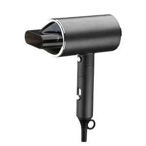 Secador de cabelo iônico forte vento 1800 W com alça dobrável de baixo ruído secador de cabelo profissional para salão de beleza