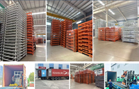 Support de stockage de pneus en acier robuste, revêtement poudré argenté, protection anti-rouille et anti-corrosion, capacité de charge de 1000 kg, pliable et empilable