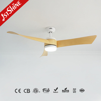 Ventilador de Techo Inteligente 1stshine con Control por Voz Mediante Aplicación Wifi, Aspas de ABS Ecológicas, Grado Comercial, con Luz LED