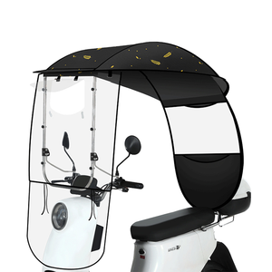 หลังคาคลุมรถจักรยานยนต์ไฟฟ้าแบบเต็มคัน <span class=keywords><strong>Nanke</strong></span> ผ้า Oxford กันลม กันน้ำ กันแดด พับเก็บได้ - Product Image 1