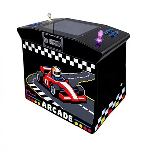 Machine <span class=keywords><strong>de</strong></span> Jeu d'Arcade Pliante 60-en-1 : <span class=keywords><strong>Table</strong></span> Cocktail Interactive Rétro <span class=keywords><strong>de</strong></span> Combat <span class=keywords><strong>pour</strong></span> 2 Joueurs, Fonctionnant à la Monnaie - Product Image 3
