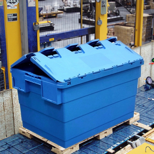 Nestable <span class=keywords><strong>ESD</strong></span> lưu trữ hội thảo doanh thu hộp pickable container PP vật liệu Stackable hậu cần doanh thu hộp - Product Image 3