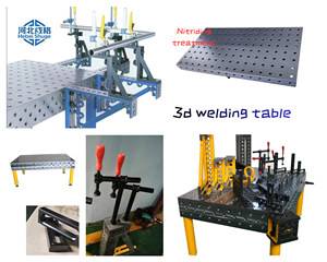 <span class=keywords><strong>Table</strong></span> <span class=keywords><strong>de</strong></span> soudage 3D professionnelle réglable en acier Q355B, <span class=keywords><strong>table</strong></span> <span class=keywords><strong>de</strong></span> soudage 3D - Product Image 2