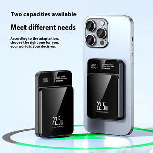 Sạc không dây từ tính 25W, pin dự phòng 10000mAh tích hợp màn hình <span class=keywords><strong>LCD</strong></span>, hỗ trợ sạc nhanh, tương thích với điện thoại di động - Product Image 4