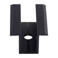 Support de fixation central pour panneau solaire en acier inoxydable 304 et aluminium 6005-T5 résistant à la corrosion pour système de montage sur toit
