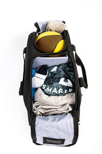 <span class=keywords><strong>Bolsa</strong></span> Deportiva Grande <span class=keywords><strong>de</strong></span> 60L, <span class=keywords><strong>Bolsa</strong></span> <span class=keywords><strong>de</strong></span> <span class=keywords><strong>Viaje</strong></span> <span class=keywords><strong>de</strong></span> Poliéster 600D con Compartimento para Portátil, Cierres Resistentes para Deportes y Fitness - Product Image 6