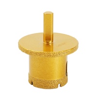 Outil diamanté Magic Diamond Tool Model, scie cloche diamantée brasée sous vide à double couche, ouvre-trou pour vasques, marbre, quartz et roche