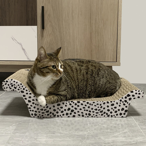 New Design <b>Sofa</b> Shape Cardboard <b>Cat</b> Scratchers Big <b>Cat</b> Scratching Board Pad Toy - Product Image 4