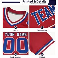 Jersey Sepak Bola Kustom Nama dan Nomor yang Dipersonalisasi Cetak Sublimasi V Neck Penyerap Keringat Unisex Dewasa Remaja Seragam 100%