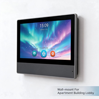 Tablette Intérieure H814 Android 8.1 avec Interphone, Écran Tactile IPS 7 Pouces, Vidéo-Parlophone POE pour Système de Conférence et Maison Intelligente/Appartement