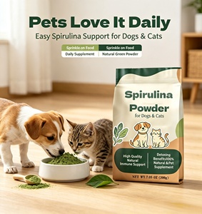Poudre de <span class=keywords><strong>spiruline</strong></span> en gros <span class=keywords><strong>pour</strong></span> chiens et chats - Soutien immunitaire naturel de haute qualité avec des bienfaits antioxydants - Product Image 4