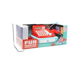 Jeu de simulation pour enfants et shopping préscolaire ensemble de jouets <span class=keywords><strong>caisse</strong></span> <span class=keywords><strong>enregistreuse</strong></span> électronique calculatrice Scanner accessoires d'effets sonores en plastique - Product Image 1