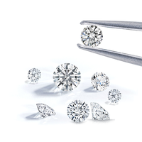Diamant CVD en vrac en gros, 0,01-1 carat, blanc DEF, véritable diamant synthétique CVD HPHT, certificat IGI