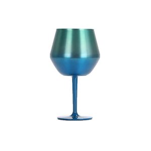 Verre à vin sans pied élégant en acier inoxydable de 14 oz - Gobelet à champagne moderne, logo personnalisé disponible - Product Image 2