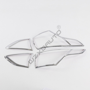 ชุดครอบไฟหน้า ครอบไฟท้าย ครอบมือจับประตู  วัสดุพลาสติก ABS ชุบโครเมียม สำหรับรถยนต์ Ford Escape รุ่นปี 2013-2015 ยี่ห้อ WZXD - Product Image 5