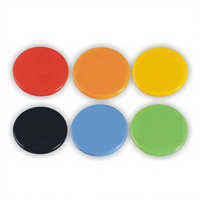 Jetons de poker ABS 50 mm à prix direct usine avec design à barre longue-courte, surface lisse, logo personnalisable – Jetons de casino pour Big Blind et Small Blind
