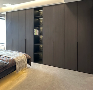 Fabricante de Muebles personalizados Muebles de dormitorio Diseño de armario moderno modular de madera Armario de dormitorio Estilo minimalista - Product Image 2