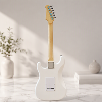 Guitare électrique Jepson Solid avec configuration de micros S-S-S, tremolo, touche en palissandre et corps en bois, style ST