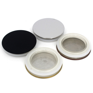 Acheter des pots à bougies <span class=keywords><strong>en</strong></span> <span class=keywords><strong>gros</strong></span>, pots à bougies blancs brillants avec couvercles <span class=keywords><strong>en</strong></span> métal et <span class=keywords><strong>en</strong></span> silicone - Product Image 4