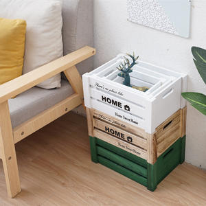 Boîte-cadeau en bois personnalisée, caisse en bois pour l'emballage, organisateur de stockage, conteneur, décorations <span class=keywords><strong>Vintage</strong></span> de maison de ferme de château - Product Image 5