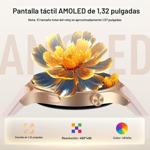 Montre connectée <span class=keywords><strong>Fitpolo</strong></span> pour femme, écran AMOLED 44-49 mm, étanche IP67, suivi d'activité, appels/messages, fréquence cardiaque, SpO2, boîtier en céramique - Product Image 2