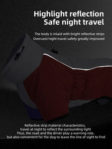 <span class=keywords><strong>2025</strong></span> Novo Design Outono Inverno Windproof Espessamento Quente Dog <span class=keywords><strong>Clothes</strong></span> Reflexivo Impermeável Poliéster Dog Coat <span class=keywords><strong>Pet</strong></span> <span class=keywords><strong>Clothes</strong></span> - Product Image 3