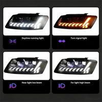 Para Audi Q5 2009-2012/2013-2018 Conjunto de Faros Delanteros LED Modificados, Repuesto de Faros para Automóvil, Suministro de Fábrica, Piezas de Automóvil -- Un Par