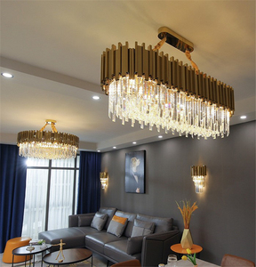 <span class=keywords><strong>Lampadari</strong></span> moderni in cristallo dorato illuminazione grande lampada <span class=keywords><strong>a</strong></span> LED apparecchio di <span class=keywords><strong>sospensione</strong></span> <span class=keywords><strong>per</strong></span> soggiorno cucina sala da pranzo <span class=keywords><strong>lampadari</strong></span> d'arte - Product Image 6