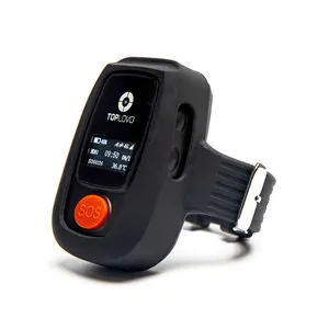 Su geçirmez giyilebilir Alarm bileklik uzun menzilli kişisel yaşlı kablosuz Bluetooth SOS panik düğmesi akıllı acil durum düğmesi