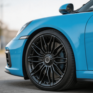 Rines de Aleación Cóncavos Bku 5x130 Forjados con Tapa Central de Bloqueo para <span class=keywords><strong>Porsche</strong></span> 911 Carrera Turbo <span class=keywords><strong>S</strong></span> GT3 RS <span class=keywords><strong>718</strong></span> <span class=keywords><strong>Cayman</strong></span> de 19, 20 y 21 Pulgadas - Product Image 5
