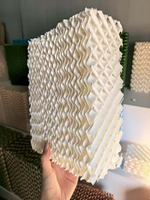 Panneau de refroidissement évaporatif alvéolé sur mesure pour fermes avicoles, porcines et serres - Ventilation et évacuation, montage facile