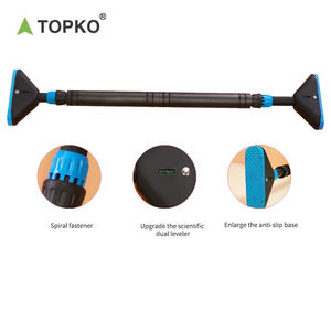 شريط تمارين اللياقة البدنية الأفقي متعدد الوظائف من TOPKO ، بار قابل للسحب ، صالة الألعاب الرياضية المنزلية ، تمرين الجزء العلوي من الجسم ، شريط الذقن للأبواب الداخلية - Product Image 3