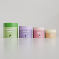 Runxuan PP Plastique 50g Crème Pour Le Visage Lotion Pot Mat 100g Cheveux Masque Conteneur 20g Lèvres Film Masque Pot 30g Yeux Crème Bouteille avec Bouchon