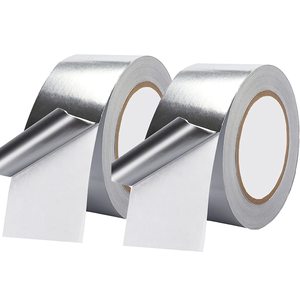 Ruban de papier d'aluminium HVAC Alu Acrylique Colle avec revêtement en papier détachable Joint d'étanchéité Cold Pipe Kitchen Custom Adhesive Tape - Product Image 1