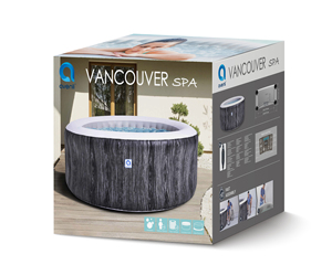 Jilong avenli 17286V41สปาแวนคูเวอร์4- 6คน204ซม. X 70ซม. เป่าลมสระสปาอ่างน้ำวนนวดสปาอ่างน้ำร้อน - Product Image 4