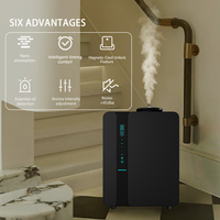 Diffuseur d'huiles essentielles électrique personnalisé pour la maison, espace moyen, 3000CBM, capacité de 500 ml, corps en métal, HVAC, diffuseur de parfum pour hôtel