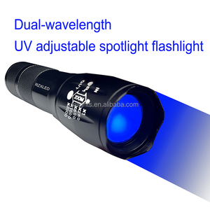 Dẫn ngọn đuốc UVC + UVA 3W bi bước sóng UV đèn Pin 365nm và 254nm trong một ngọn đuốc UVC - Product Image 4