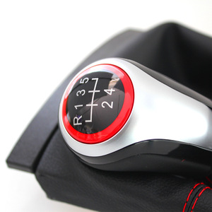 Car Gear <b>Knob</b> Aluminum Alloy Red 5 6 Speed Set For Seat Ibiza 02 10 Ergonomic <b>Shift</b> <b>Knob</b> - Product Image 1