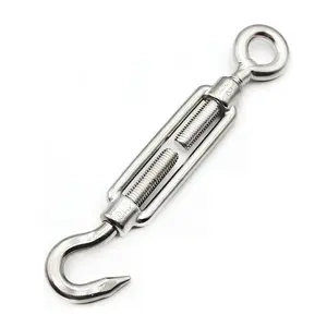 DIN1480 Factory Price Rigging Hardware Eye And Hook Turnbuckle Stainless Steel Turnbuckle